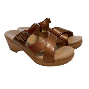Dansko Brown Leather Sandals